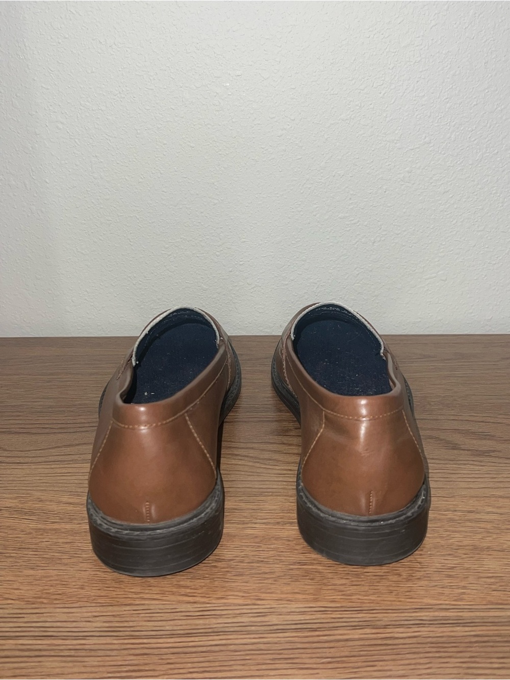 Cole Haan Pinch Women’s Brown White Leather Penny Loafers Preppy 9.5B - Picture 5 of 9